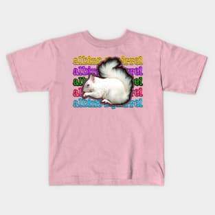 albino squirrel Kids T-Shirt